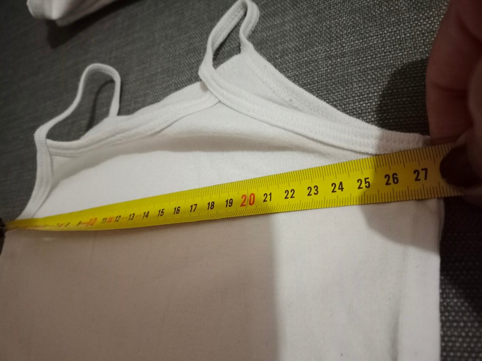 HELLO BABY Beyaz Askılı Bebek Kız Body 3 yaş - Görsel 3