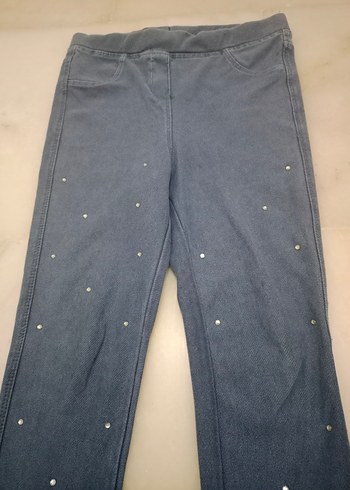 2 Tayt Birlikte  Kız Çocuk Mavi 3/4/5 - Görsel 2