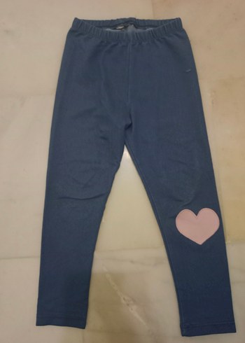 2 Tayt Birlikte  Kız Çocuk Mavi 3/4/5 - Görsel 3