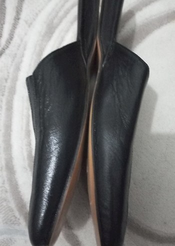 Siyah deri Erkek Ev Terliği - Görsel 4