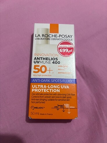 La roche posay lekeli ciltler güneş kremi
