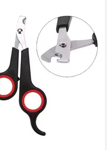 Kırmızı Detaylı Tırnak Temizleme Makası - Görsel 2