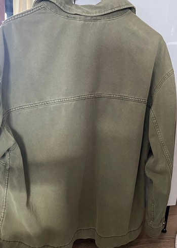 H&M Düğmeli Normal Boy Kadın Kot Ceket