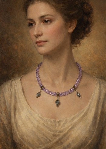 Menekşe Kolye - Görsel 4