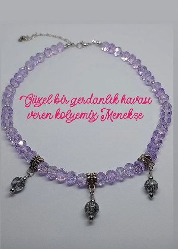 Menekşe Kolye - Görsel 2