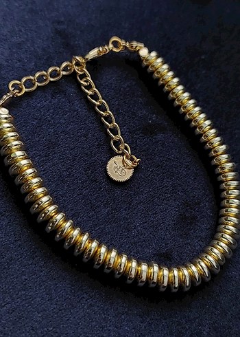 Altın renk Hematit Kadın Bileklik - Görsel 2