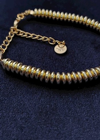 Altın renk Hematit Kadın Bileklik - Görsel 4