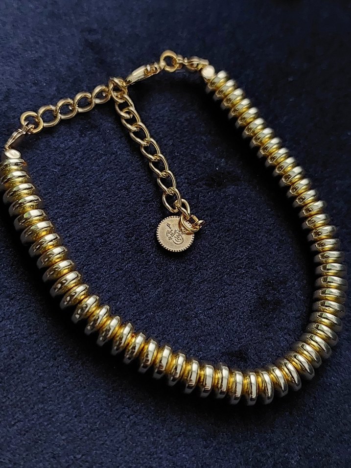 Altın renk Hematit Kadın Bileklik - Görsel 2