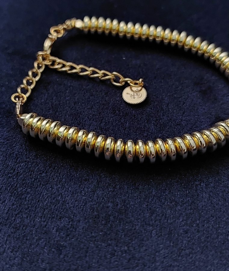 Altın renk Hematit Kadın Bileklik - Görsel 4