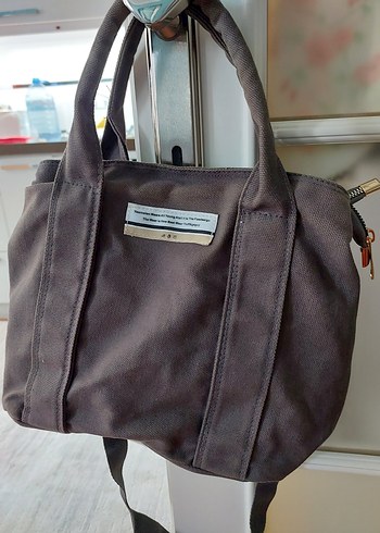 Gri Kadın Günlük Kullanım Çanta - Görsel 6