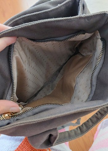 Gri Kadın Günlük Kullanım Çanta - Görsel 4