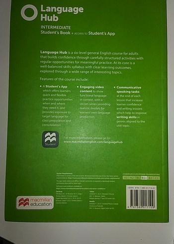  Language Hub B1+ Intermediate Öğrenci Kitabı