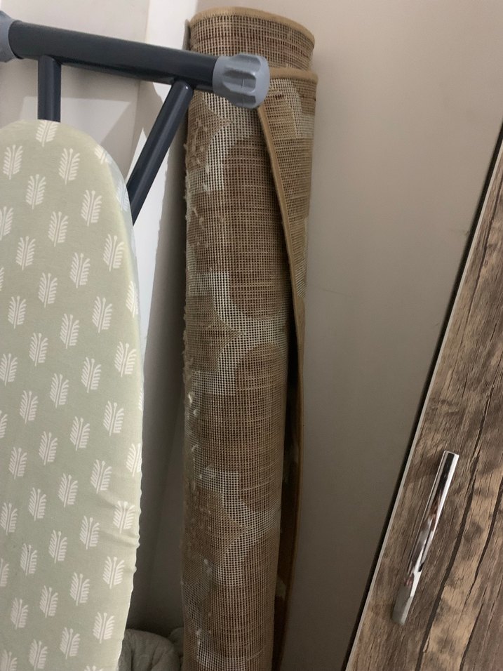 Desenli Bej Bohem Halı - Görsel 2