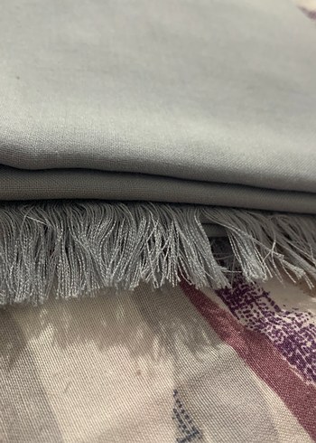 Gri Kadın Bohem Şal - Görsel 2