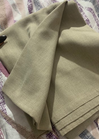 Bej Keten Kadın Bohem Şal - Görsel 2