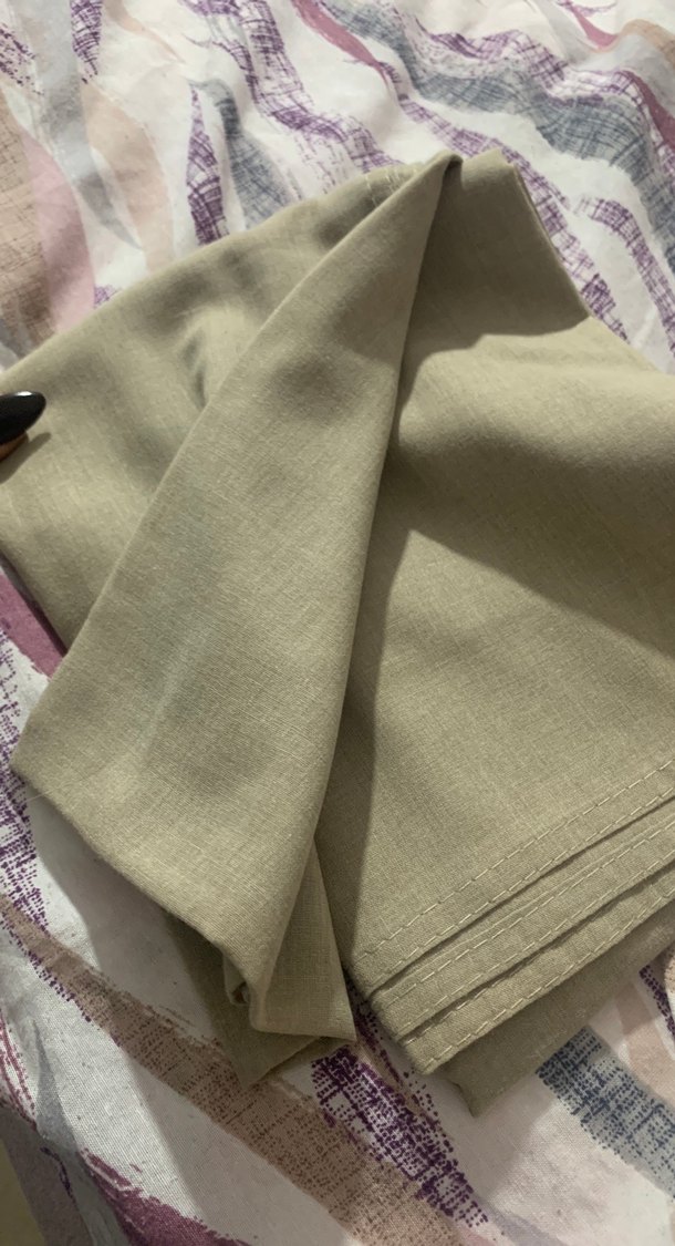 Bej Keten Kadın Bohem Şal - Görsel 2