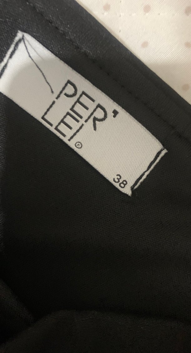 Siyah Drapeli Uzun Kollu Kadın Elbise - Görsel 3