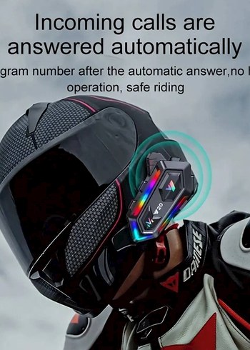 Y20 İntercom Motosiklet Kask Kulaklığı - Görsel 5