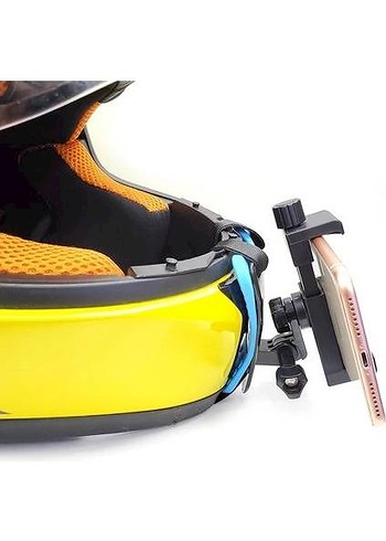 Kasklara Uyumlu Telefon Ve Aksiyon Kamera Tutucu - Görsel 5