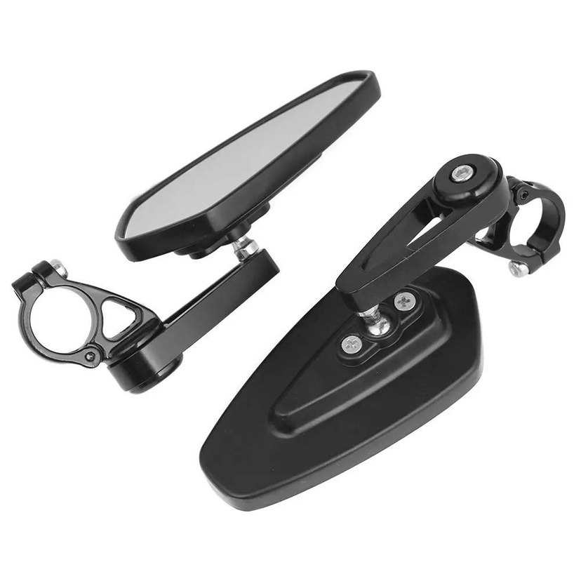 Motosiklet Gidon Ayna Seti siyah Tüm Motorlara Uyumlu - Görsel 4