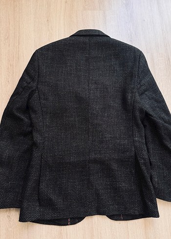 Erkek Gri Düğmeli Regular Fit Takım Ceket - Görsel 3