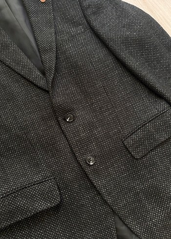 Erkek Gri Düğmeli Regular Fit Takım Ceket - Görsel 7