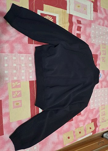 l Beden siyah Renk Düğmeli Siyah Mini Kadın Ceket