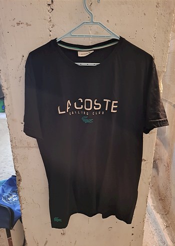 Lacoste Erkek Siyah Baskılı Tişört