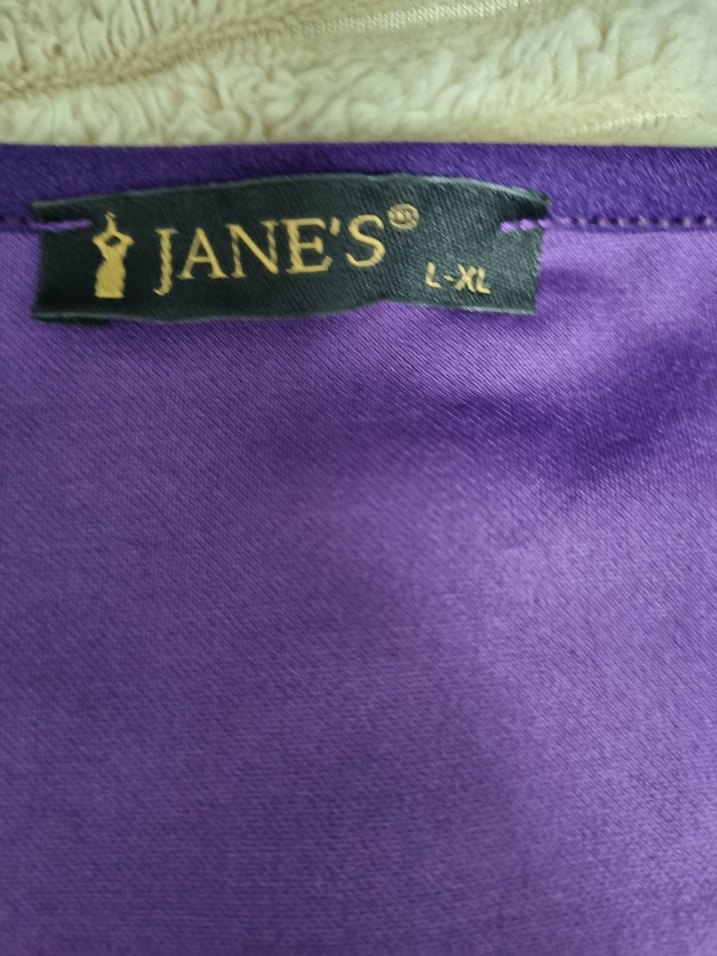 mor midi boy elbise - Görsel 5