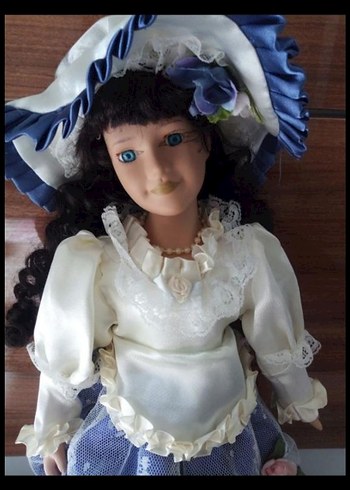 Beyaz Dantelli Vintage Bebek - Görsel 5