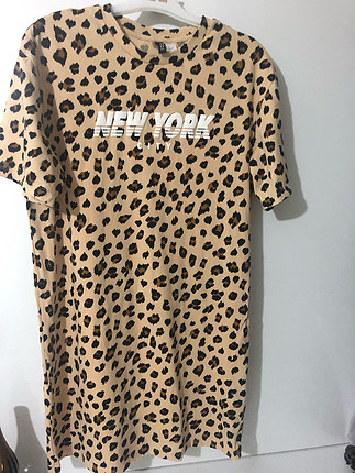 H&M Leopar desenli elbise