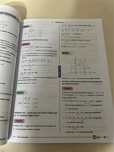  Beden Renk Apotemi Yayınları Limit ve Süreklilik Konu Anlatımlı Soru Bankas