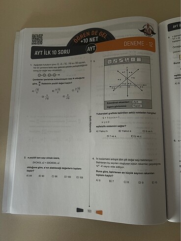 Beden Bıyıklı Matematik Tyt İlk 12-Ayt İlk 10 Soru Matematik 30 Deneme