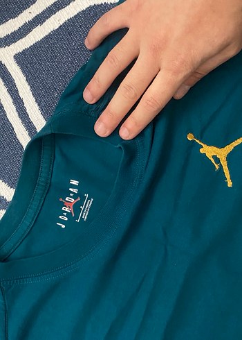 Jordan Lacivert Rahat Kesim Tişört - Görsel 4