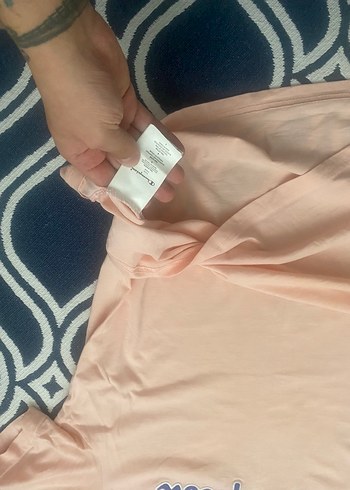 Pembe Champion Erkek Tişört, Kısa Kollu, Salaş - Görsel 6