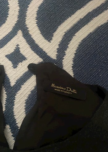 Siyah Kolsuz Keten Massimo Dutti - Görsel 2