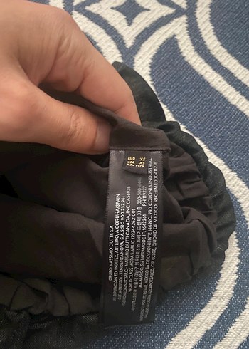 Siyah Kolsuz Keten Massimo Dutti - Görsel 3