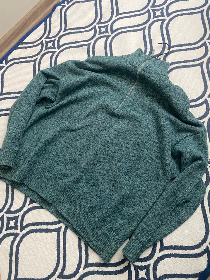 Zara Yarım Fermuarlı Yüksek Yaka Örgü Kazak - Görsel 5