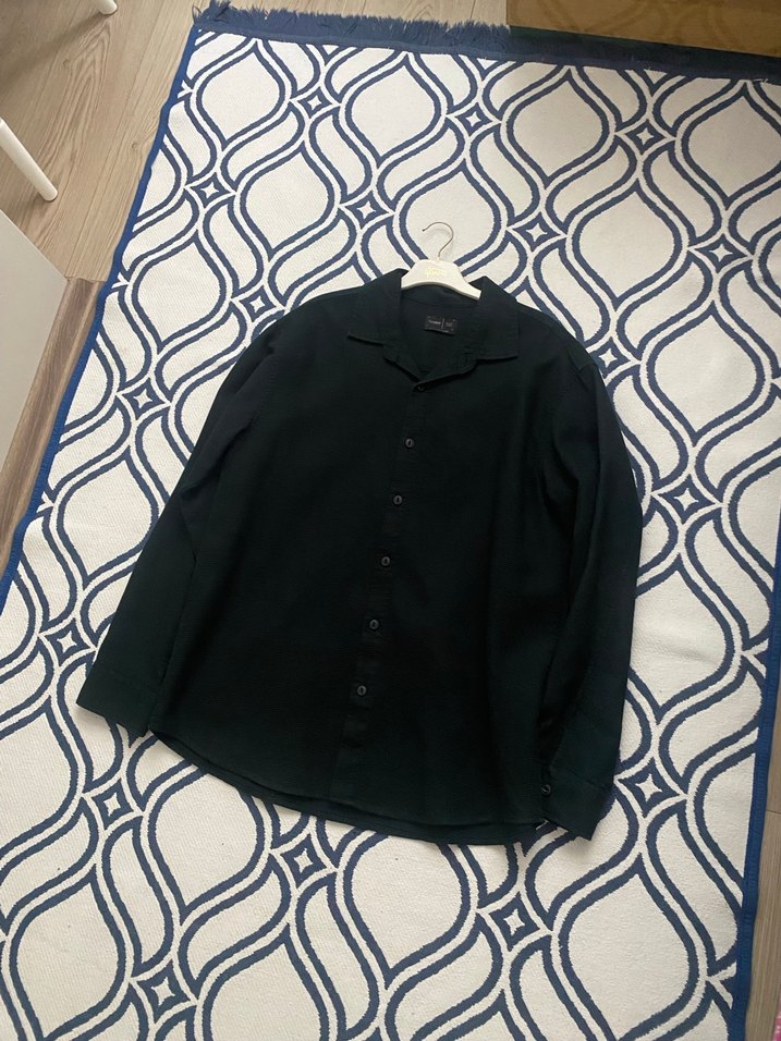 Petrol Yeşili Gömlek Pull & Bear - Görsel 5