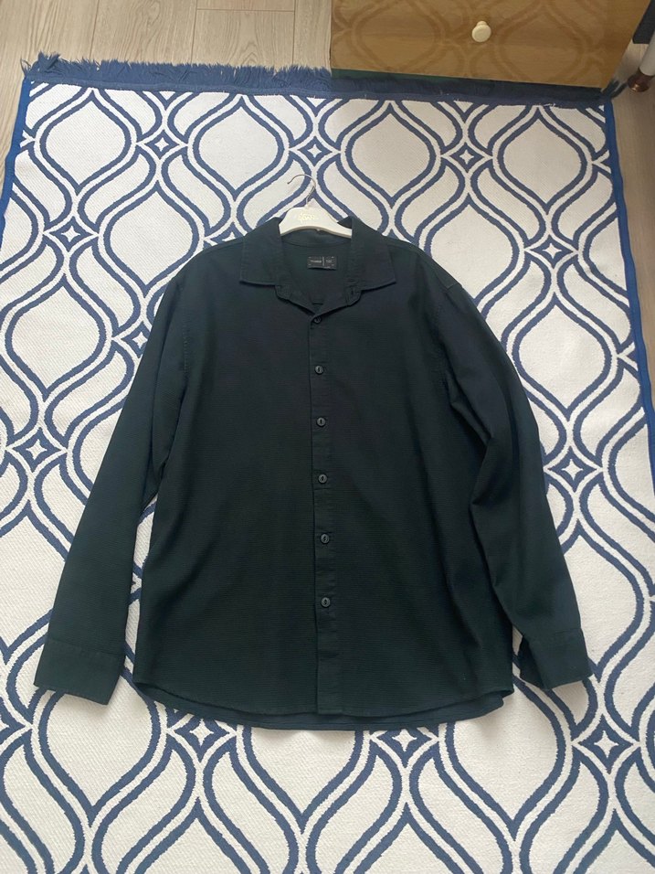 Petrol Yeşili Gömlek Pull & Bear - Görsel 2