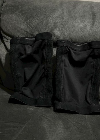 ALLSIX Siyah Street Wear Elastik Diz Pedleri - Görsel 3