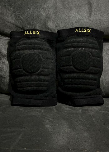 ALLSIX Siyah Street Wear Elastik Diz Pedleri - Görsel 4