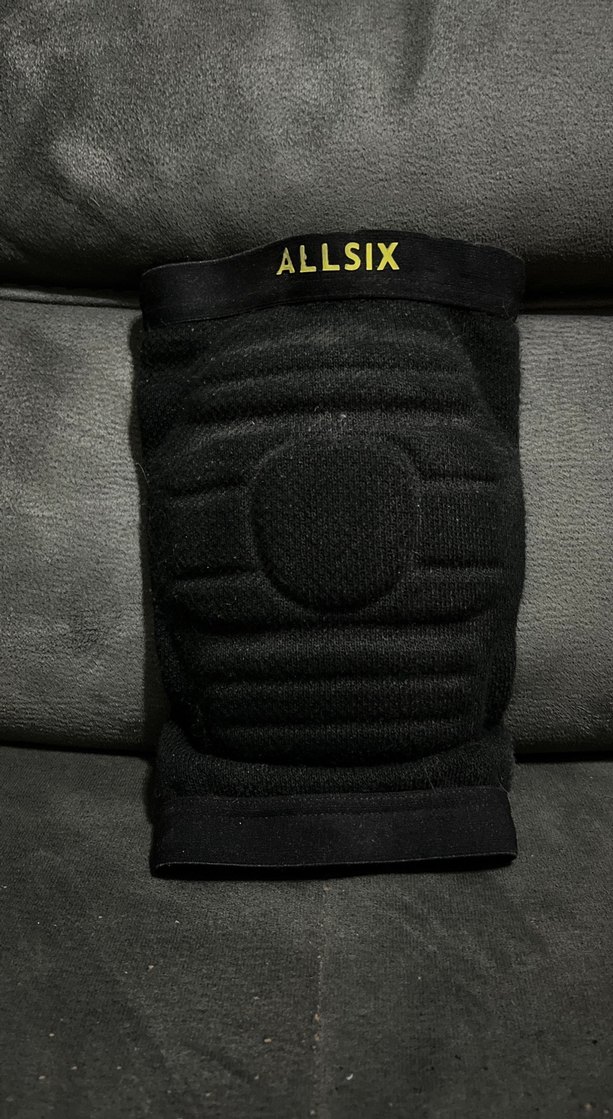 ALLSIX Siyah Street Wear Elastik Diz Pedleri - Görsel 2