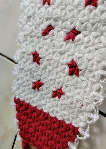 Renkli Kırmızı Banyo Süngeri - Görsel 6