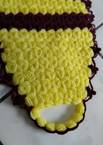 Renkli Örgü Banyo Süngeri - Görsel 5