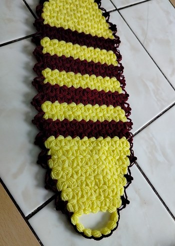 Renkli Örgü Banyo Süngeri - Görsel 6