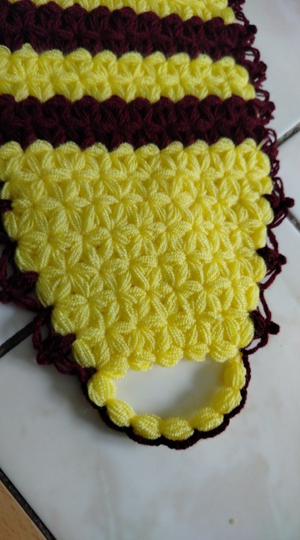 Renkli Örgü Banyo Süngeri - Görsel 5