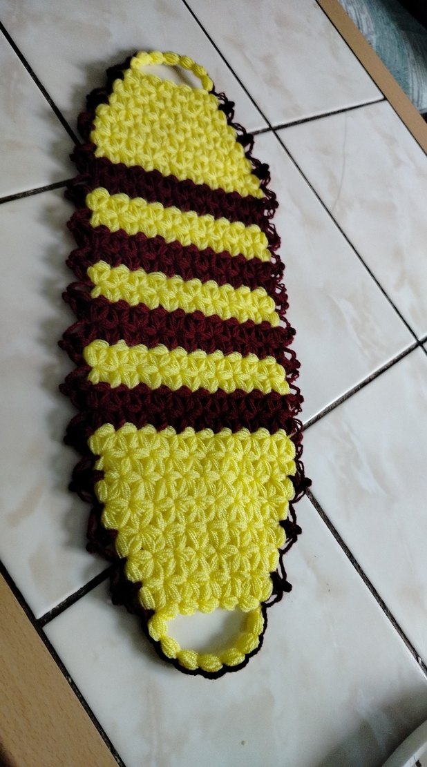 Renkli Örgü Banyo Süngeri - Görsel 2