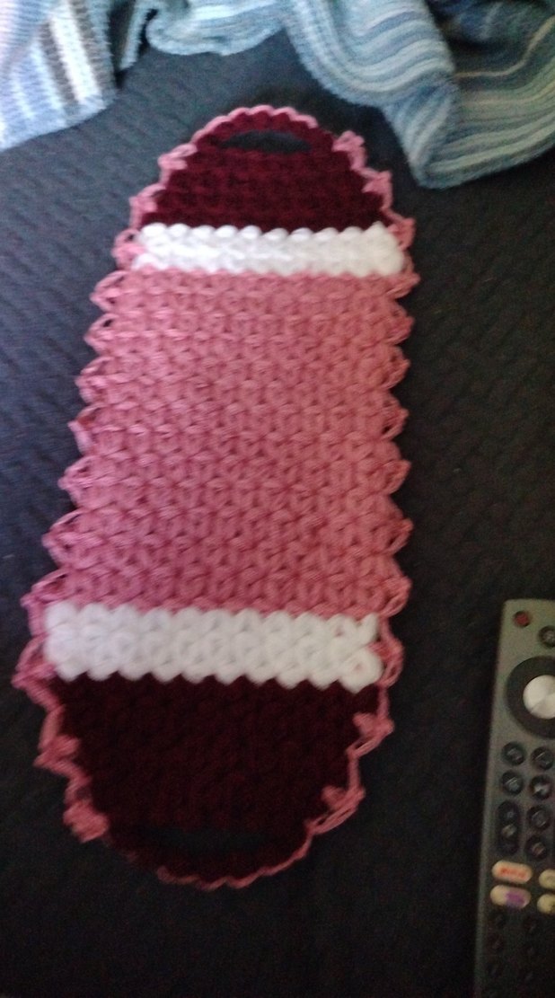 El Örgüsü Koyu Pembe Banyo Süngeri - Görsel 3