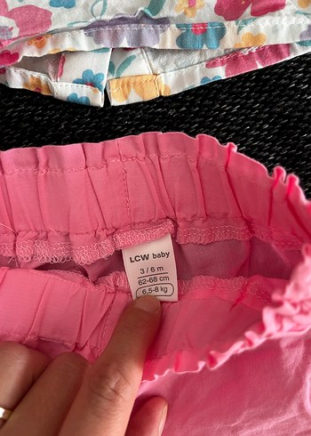 LC Waikiki Pembe Kolsuz Bebek Kız Takımı
